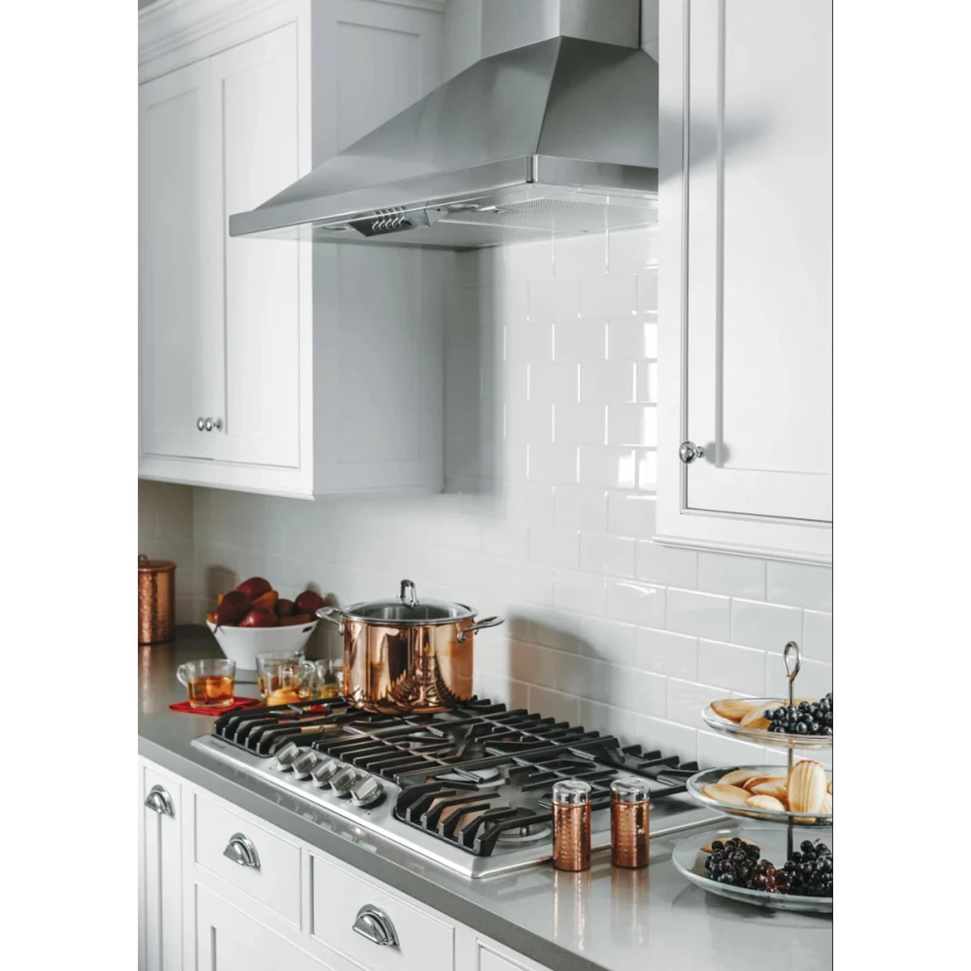 Berkshire Hoods 30 Chimney Wall Mounted Range Hood in Stainless Steel