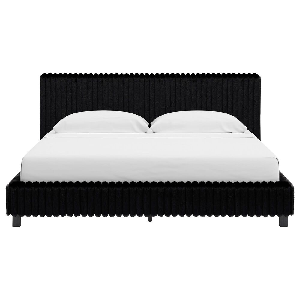 Ashley Zuraleus 3-Piece King Platform Bedroom Set in Matte Black, , large