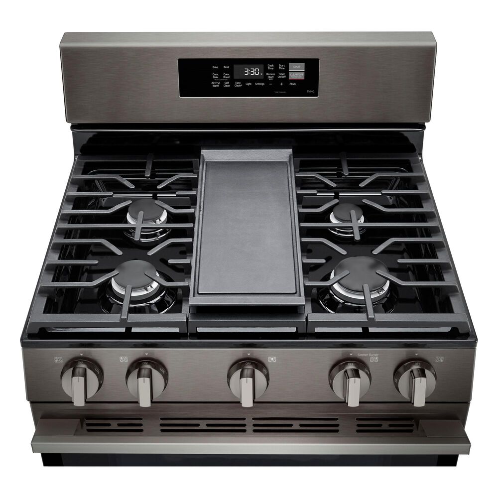 LG 6.3 Cu. Ft. Freestanding Gas Range in Black Stainless Steel, , large