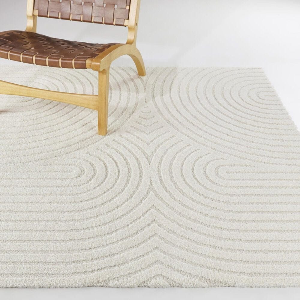 Balta Rugs Caserio 6&#39;7&quot; x 9&#39; Cream Area Rug, , large