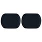 Linon Home Decor Culver Counter Stool with Black Cushion in Brown (Set of 2), , large