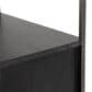 Four Hands Trey 4-Shelf Bookcase in Natural Iron and Black Wash Poplar, , large