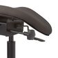 OSP Home Backless Drafting Chair with Foot Ring in Dillon Graphite, , large