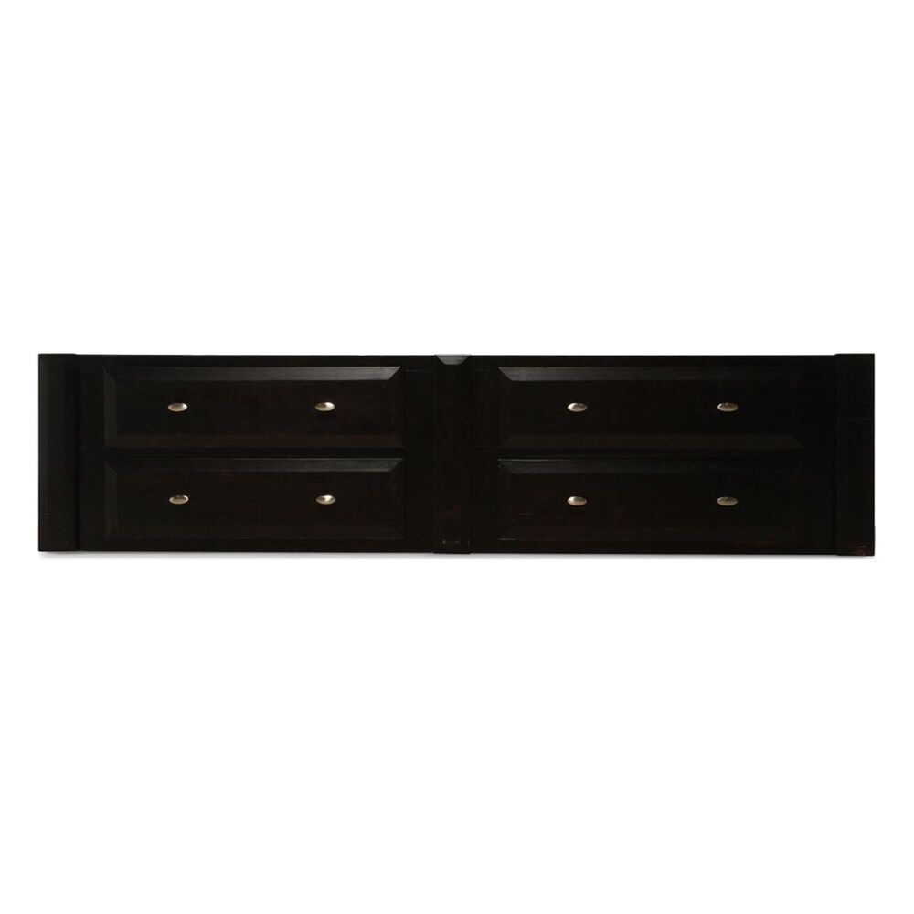 Timber Point Laguna 4-Drawer Underdresser in Black Cherry, , large