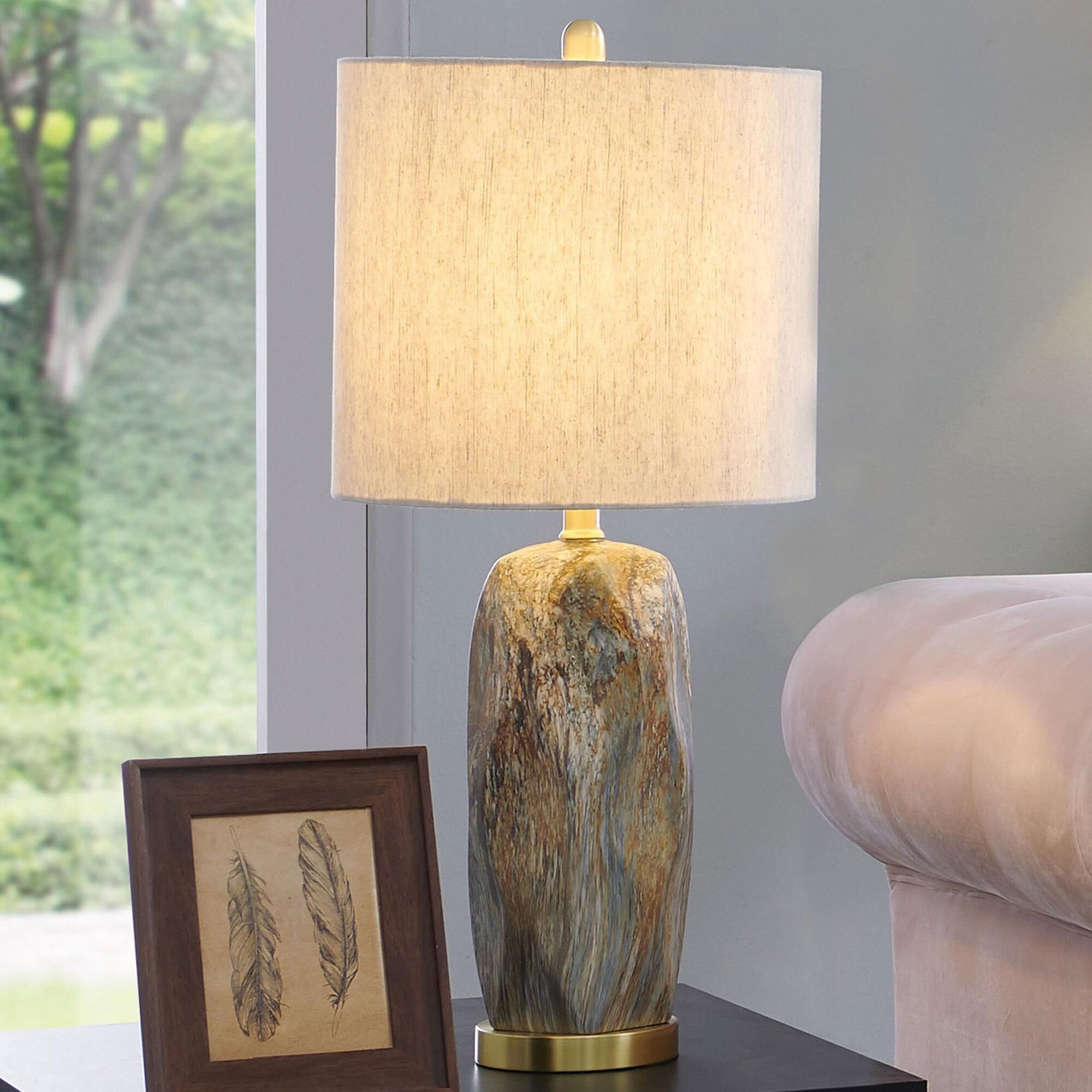 Slate table shop lamp