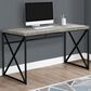 Glideaway 48" Contemporary Computer Desk in Reclaimed Grey, , large