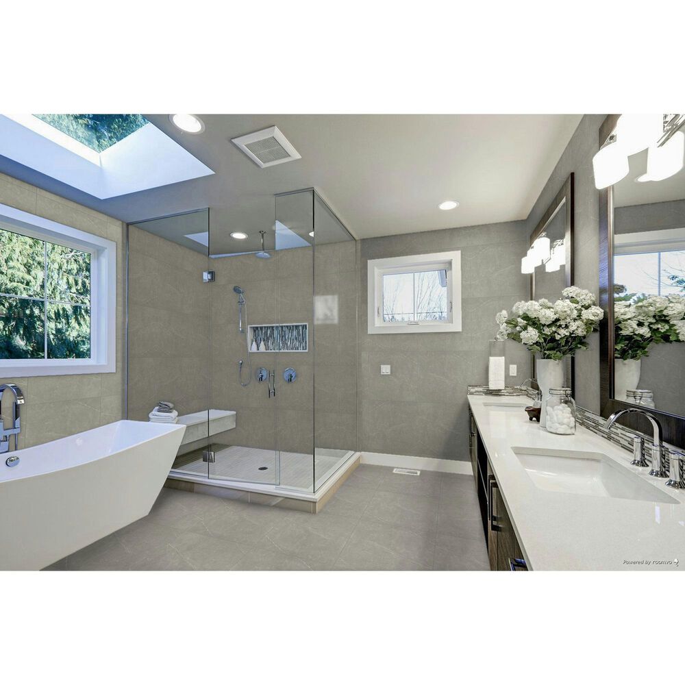 Emser Sterlina II Dove 24&quot; x 47&quot; Matte Porcelain Tile, , large