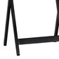 Linon Home Decor Talia Folding TV Tray Table Set with Stand in Black and White (Set of 4), , large
