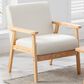 HOMLUX Accent Chair in Beige, , large