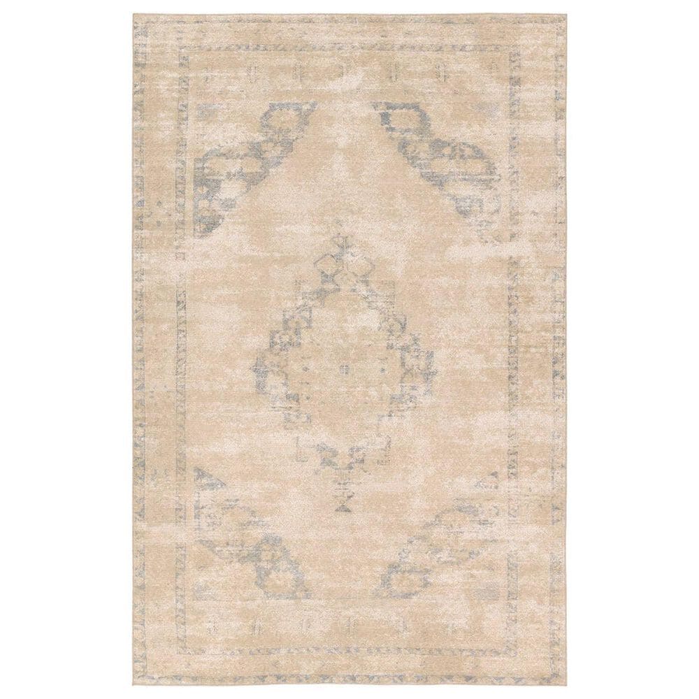 Jaipur Edage Sibit 2"6" x 8" Candied Ginger, Iron, Brush, Dusky Green and Novelle Peach Runner, , large