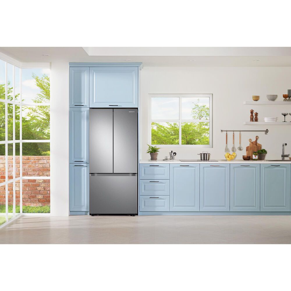 Samsung 22 Cu. Ft. Smart French Door Refrigerator in Stainless Steel, , large