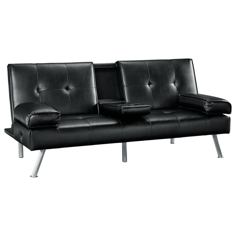 Signature Design by Ashley Mirclay Power Reclining Flip Flop Sofa in Ebony, , large