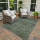 Dalyn Rug Company Soft Essentials Solid Basil 10" x 14" Indoor/Outdoor Area Rug, , large