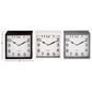 Maple and Jade Square Traditional Table Clock in Multicolor (Set of 3), , large