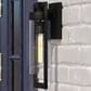 Vaxcel Malmo 15.75" 1-Light Outdoor Wall Sconce in Matte Black, , large