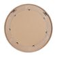 Maple and Jade 34" Round Wall Mirror in Distressed White and Dark Gray, , large