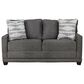 La-Z-Boy Kennedy Loveseat in Charcoal, , large