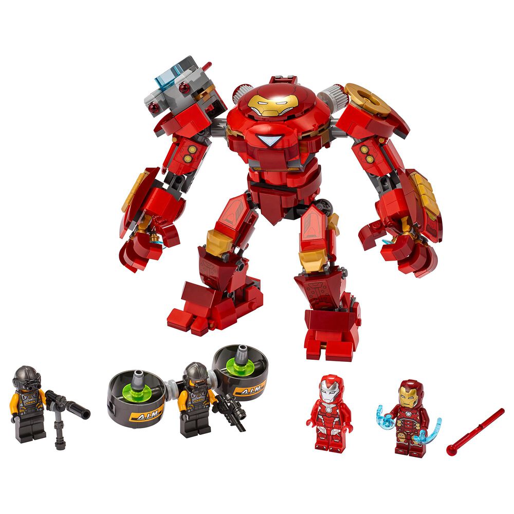LEGO Marvel Iron Man Hulkbuster versus A.I.M. Agent Building Set, , large