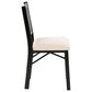 Linon Home Decor Bauer Cane Folding Side Chair in Black, , large