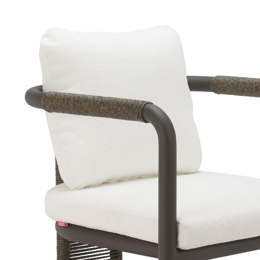 Zuo Modern Ciel Outdoor Dining Chair in Ivory (Set of 2), , large