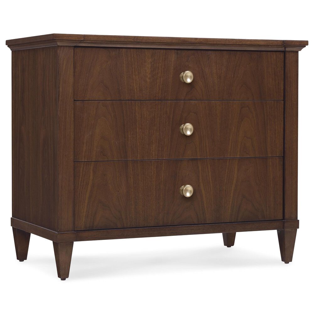Hooker Furniture Archives 4-Piece King Panel Bedroom Set in Liber Oat, , large