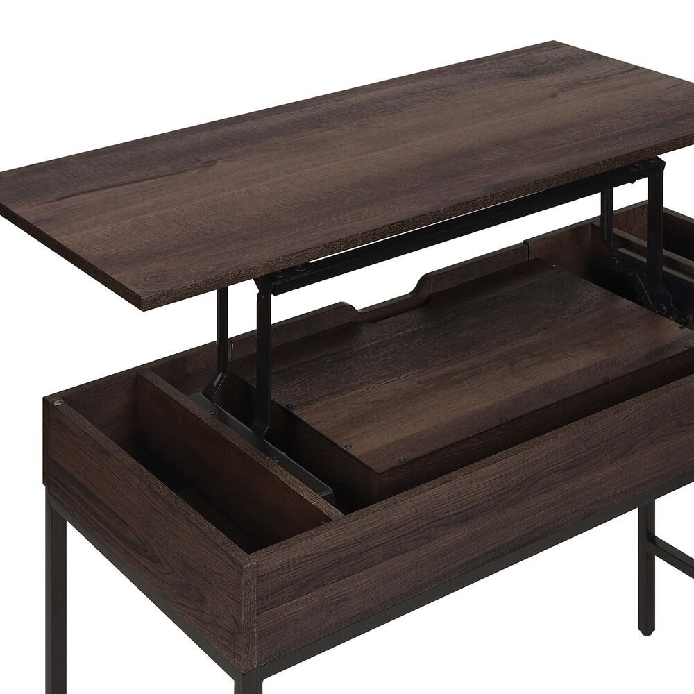 OSP Home Contempo Sit-To-Stand Adjustable Height Desk in Ozark Ash, , large