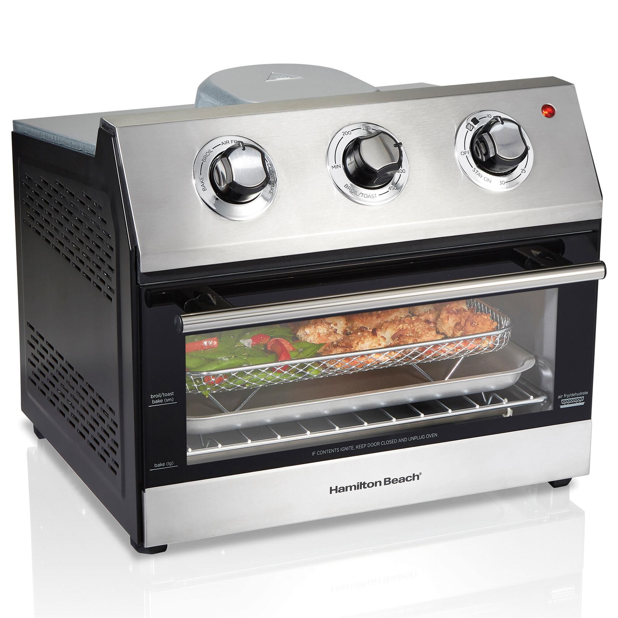 Hamilton beach toaster deals oven air fryer