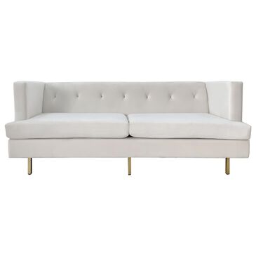 Safavieh Konrad Sofa in Creme Velvet, , large