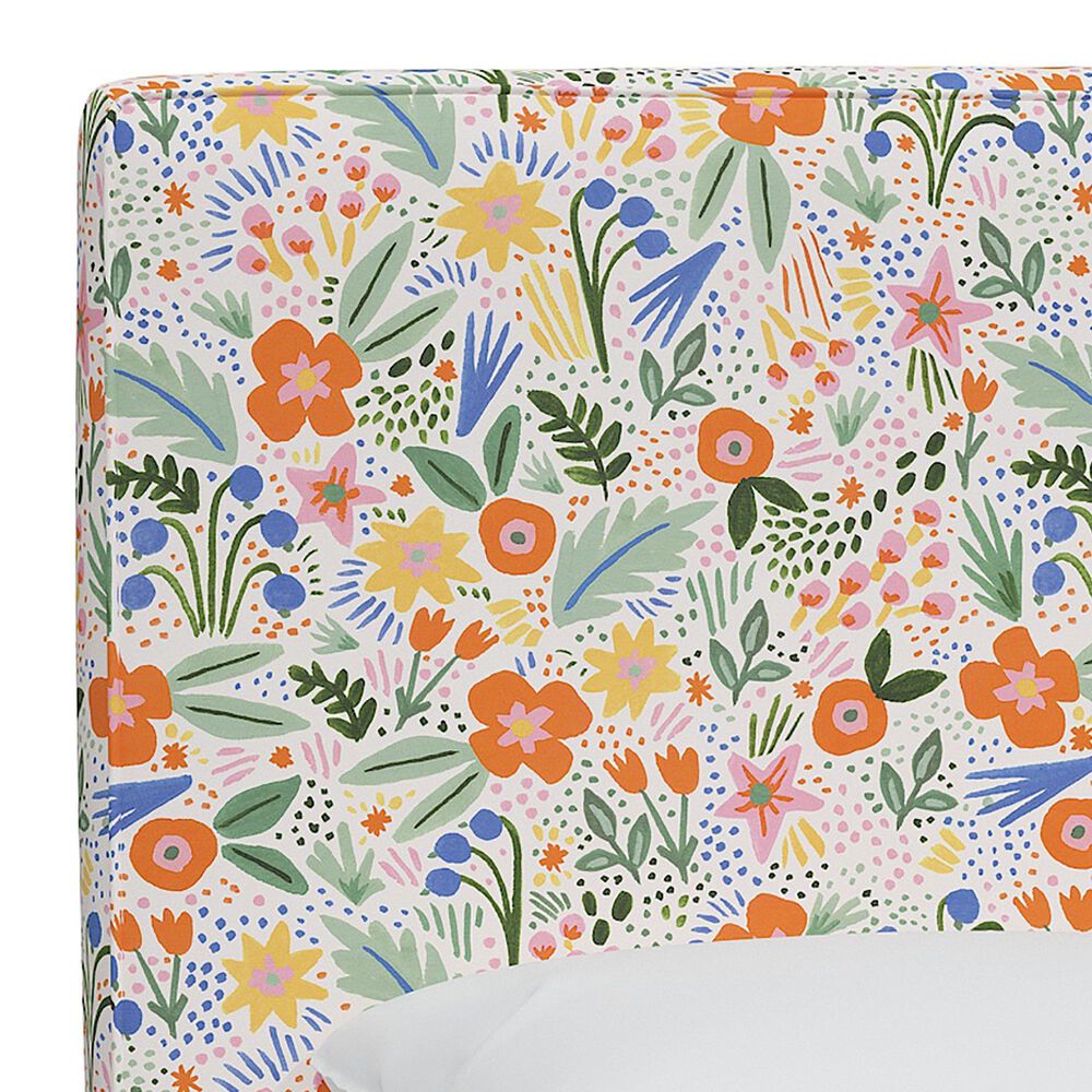 Rifle Paper Co Crafted by Cloth &amp; Company Elly Twin Headboard in Merida Multi, , large