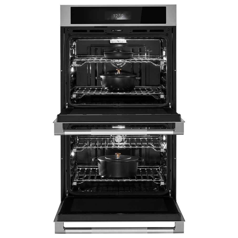 JennAir Rise 30" Smart Double Wall Oven with V2 Vertical Dual-Fan in Stainless Steel, , large