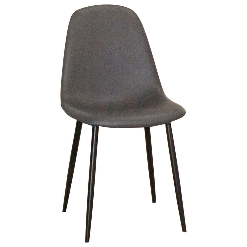 Sunset Furniture Leda Side Chair in Matte Black, , large