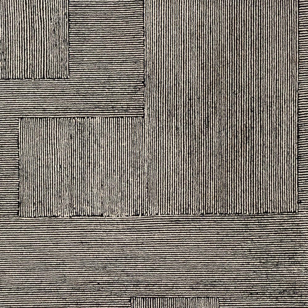 Surya Maroc 2&#39; x 3&#39; Black and Beige Area Rug, , large