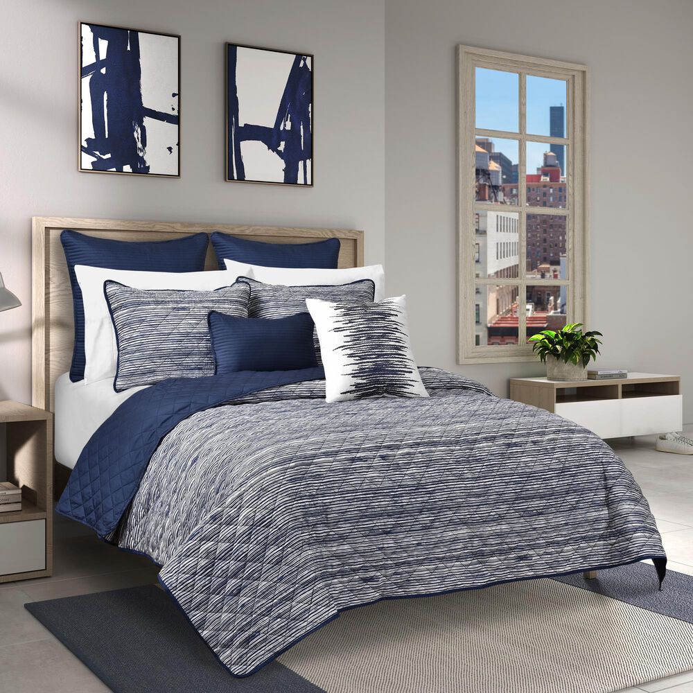 Royal Court Dalton 3-Piece King/California King Comforter Set in Navy, , large
