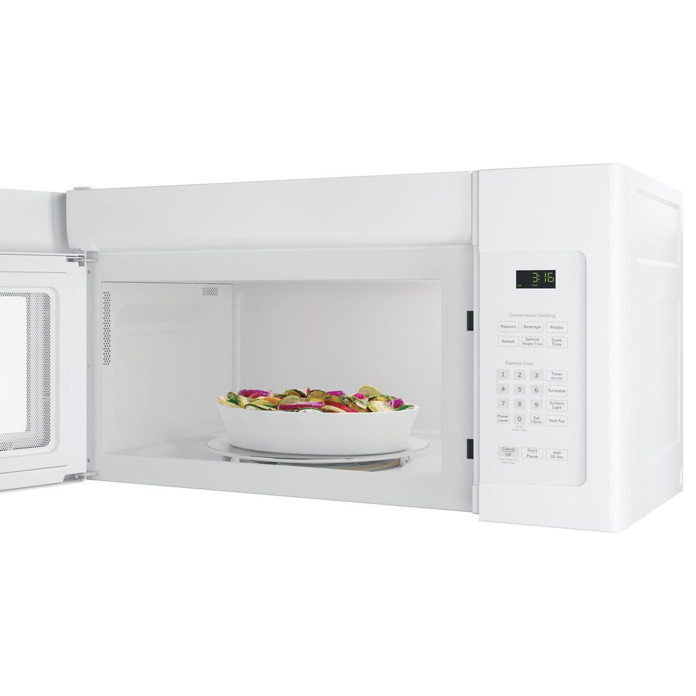 GE Appliances 1.6 Cu. Ft. Over-The-Range Microwave Oven in White, , large