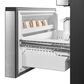 Midea 4-Piece Kitchen Package with 29.3 Cu. Ft. French Door Refrigerator and 6.3 Cu. Ft. Electric Range in Stainless Steel, , large