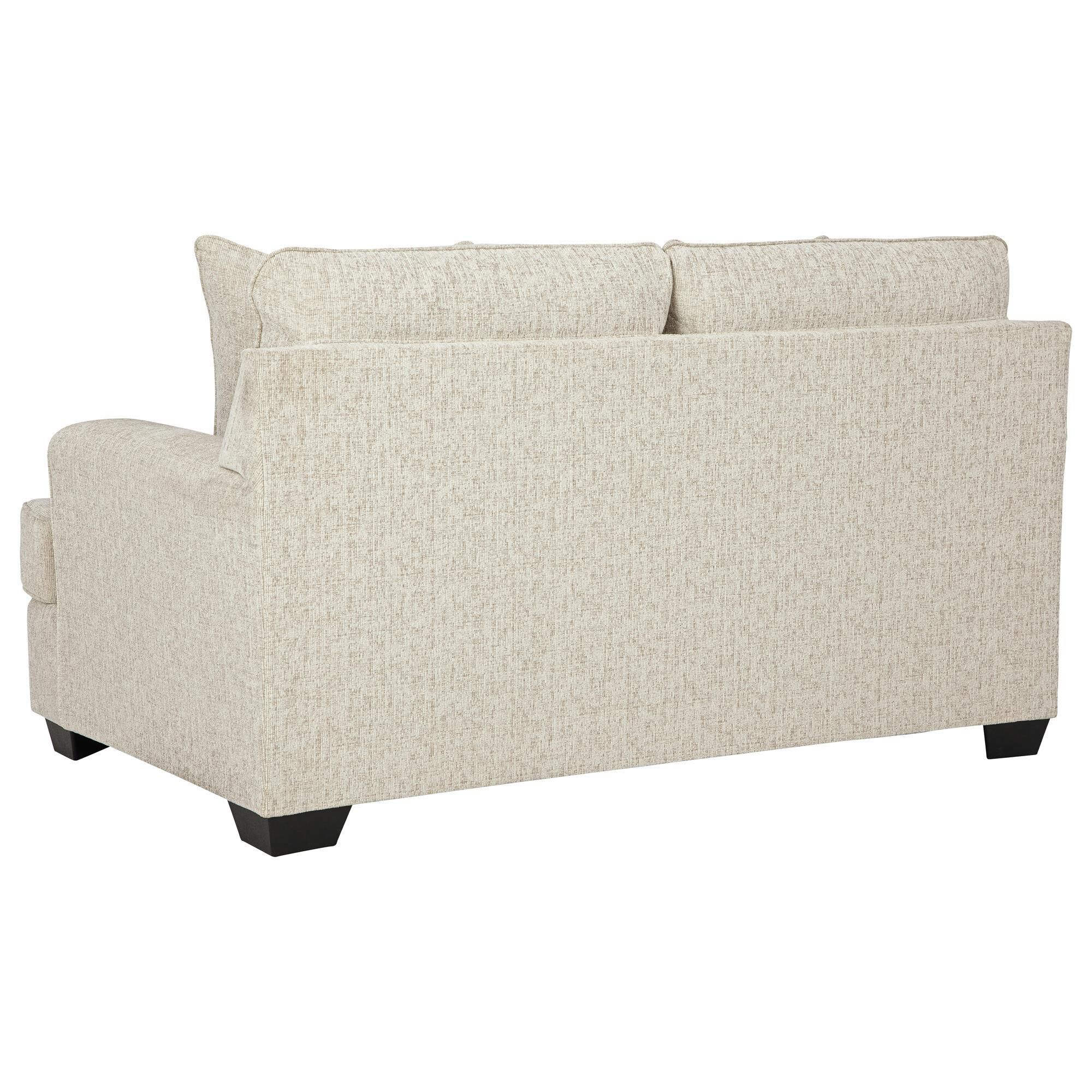 Ashley Heartcort Stationary Loveseat in Quartz
