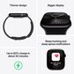 Apple Watch Series 10 GPS + Cellular 46mm Jet Black Aluminum Case with Ink Sport Loop, , large