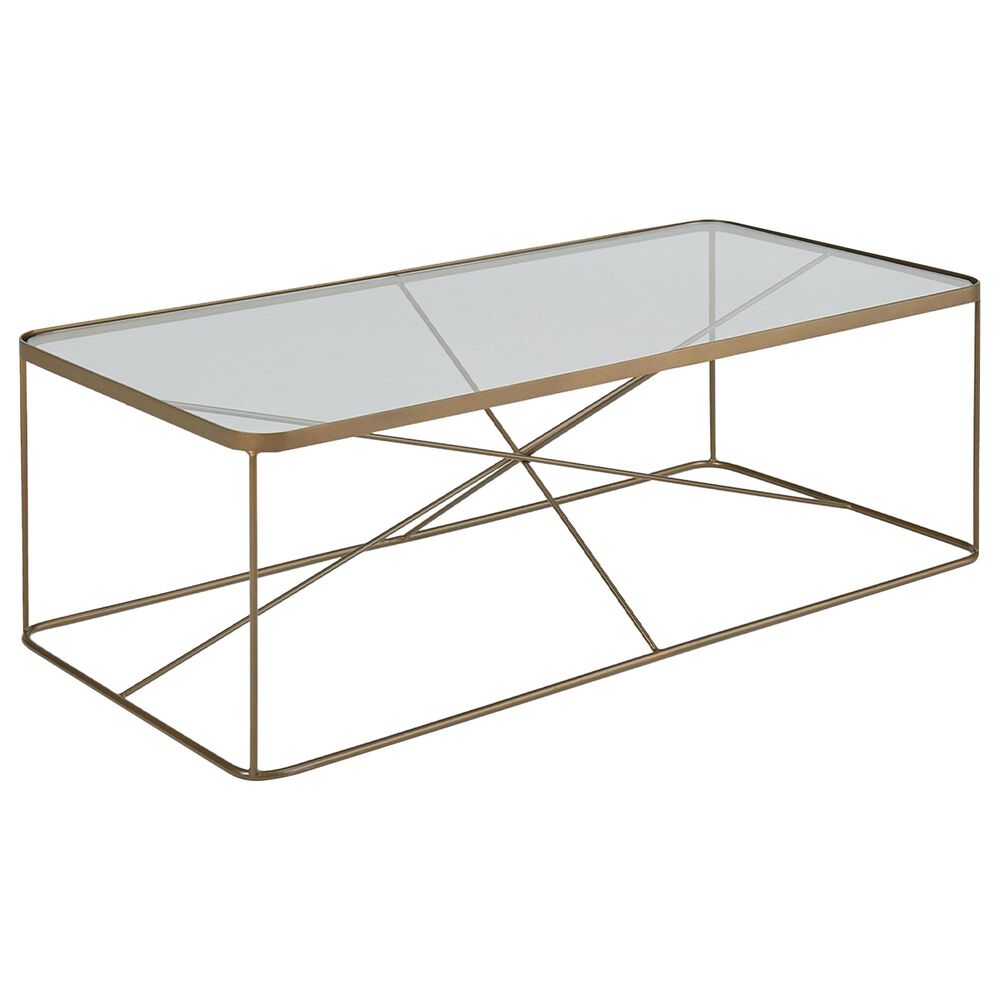 Joybird Lucas Coffee Table in Antique Brass, , large