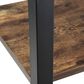 Ashley Bevinfield Bar Cart in Antiqued Brown and Black, , large
