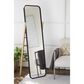 Ashley Bronick Floor Mirror in Black and Light Brown, , large