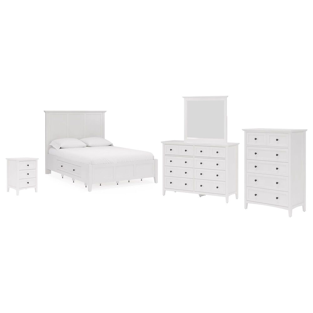 Urban Home Grace 5-Piece Queen Bedroom Set in Snowfall White, , large