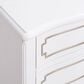 Jennifer Taylor Home Court Side Table in Soft White and Gold, , large