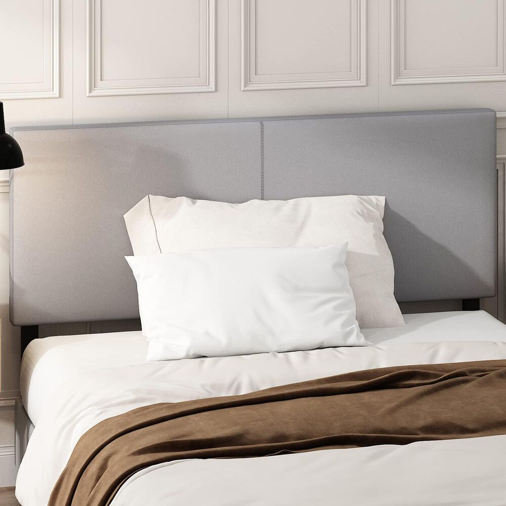 HOMLUX Roanne Full Upholstered Headboard in Glacier, , large
