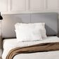 HOMLUX Roanne Full Upholstered Headboard in Glacier, , large