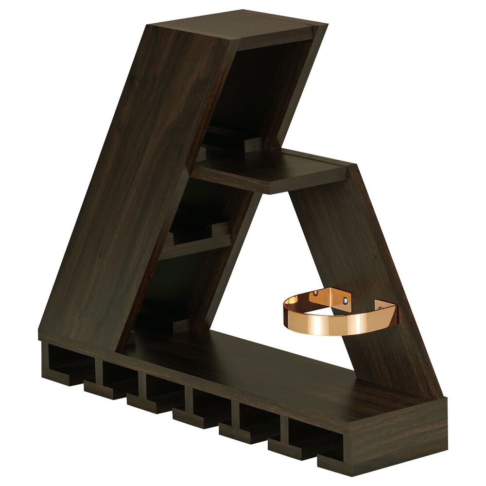 Furniture of America Keith Wine Rack in Wenge, , large