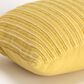 Rizzy Home 14" x 26" Polyester Filled Striped Lumbar Pillow in Yellow, , large