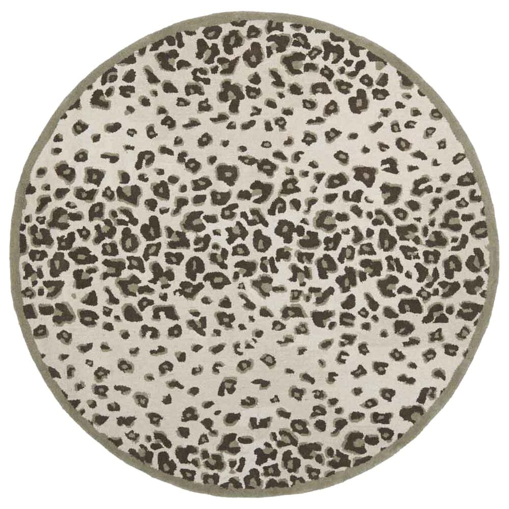 Safavieh Martha Stewart Kalahari 6" Round Grassland Green Area Rug, , large