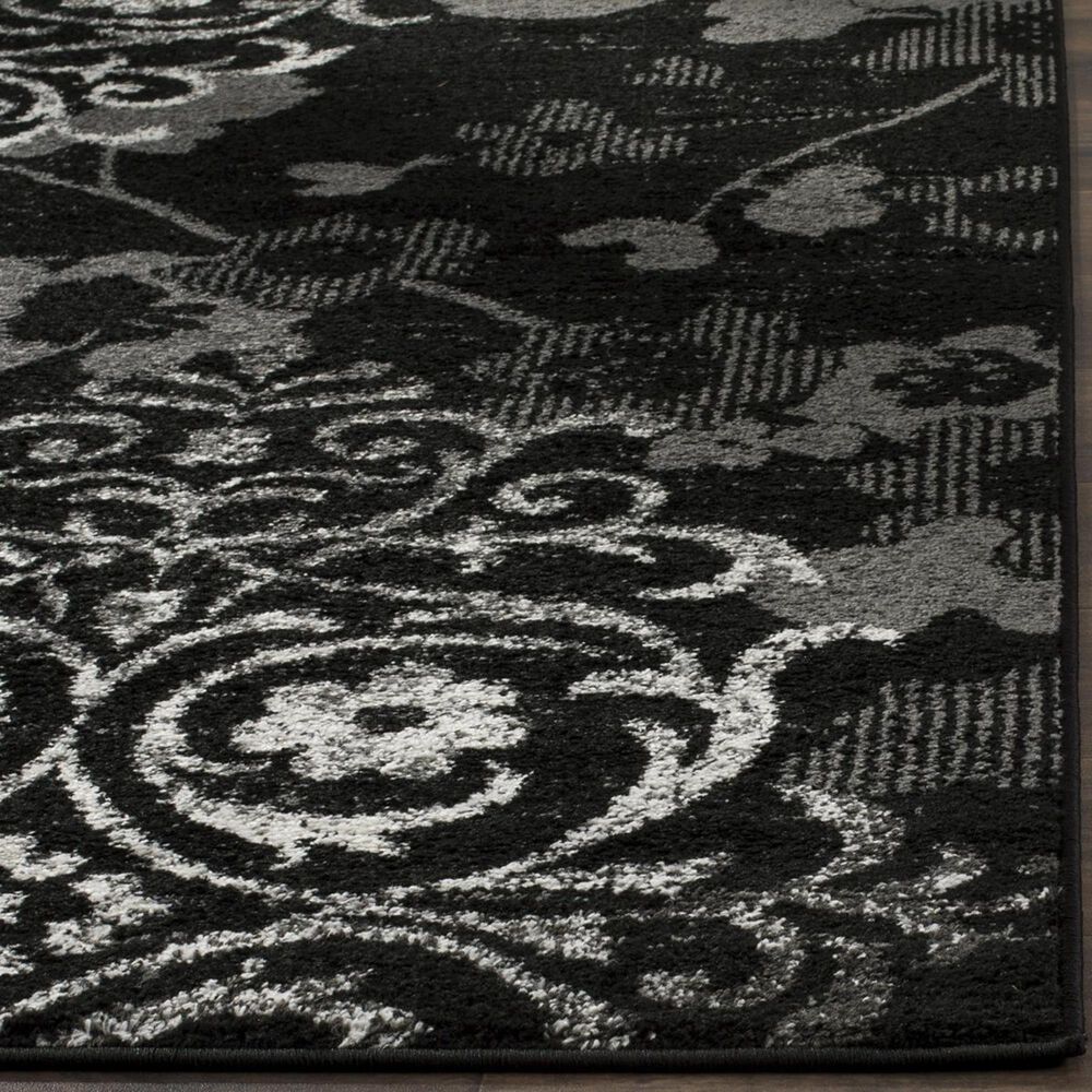 Safavieh Adirondack ADR114A-3 3&#39; x 5&#39; Black/Silver Area Rug, , large