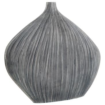Ashley Donya 13" Vase in Antiqued Black, , large