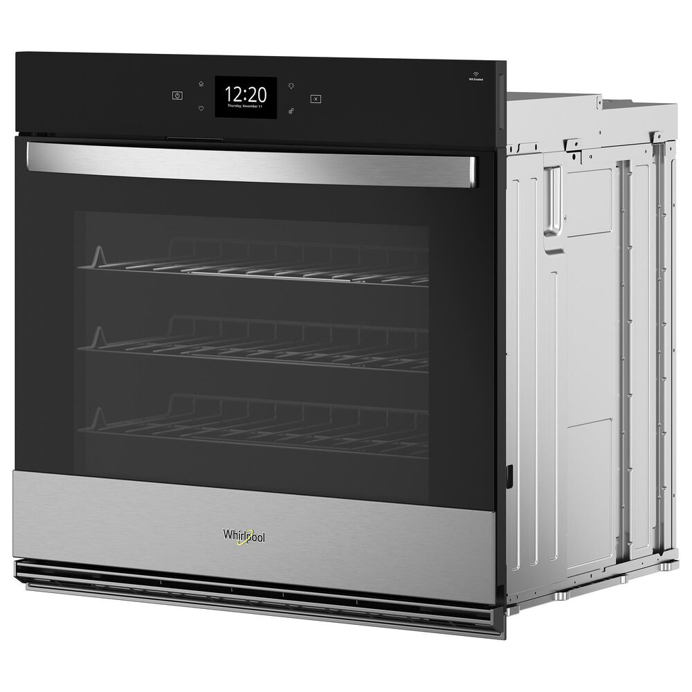Whirlpool 30&quot; Single Smart Wall Oven with Air Fry in Fingerprint Resistant Stainless Steel, , large